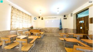 دبیرستان پسرانه استعدادهای درخشان حاج علی دهقان سفید سنگی (شهید هاشمی نژاد) مشهدمتوسطه دوره دوم کلاس درس مدرسه جو