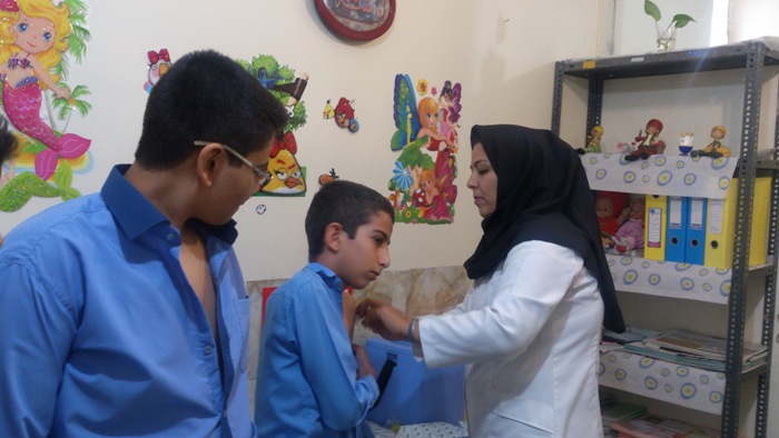 واکسیناسیون دانش آموزان کلاس اولی و دهمی مدرسه جو جستجوی مدارس مشهد