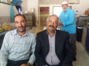 همکاران دبیرستان دکتر علی شریعتی جناب آقای حسن حسینی و حسین پوریزدان