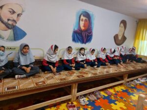 مدارس برتر مشهد دیکته تصویری کلاس اولی های نازنین دبستان طلایه دار اندیشه